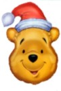 Weihnachten Pooh der Bär, Weihnachtsluftballon, Weihnachtsgeschenk und Weihnachtsdekoration