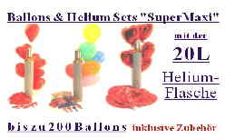Hochzeitsdekoration Ballons&Helium SUPERMAXI